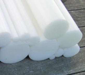 Ø 70x500mm POMC blanc